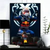 Max F1 Car V Verstappen Poster Gallery Prints Self Adhesive Home Decor Decoration Wall Decals Living 4 - Max Verstappen Shop