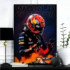 Max F1 Car V Verstappen Poster Gallery Prints Self Adhesive Home Decor Decoration Wall Decals Living 7 - Max Verstappen Shop